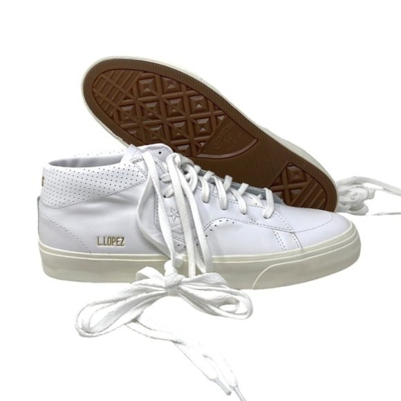 Converse CONS Louie Lopez Pro Mid Shoes Mono Leather Skate Men's Casual A05090C - Picture 6 of 8